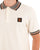 Trojan Oxford Collar Pique Polo Ecru