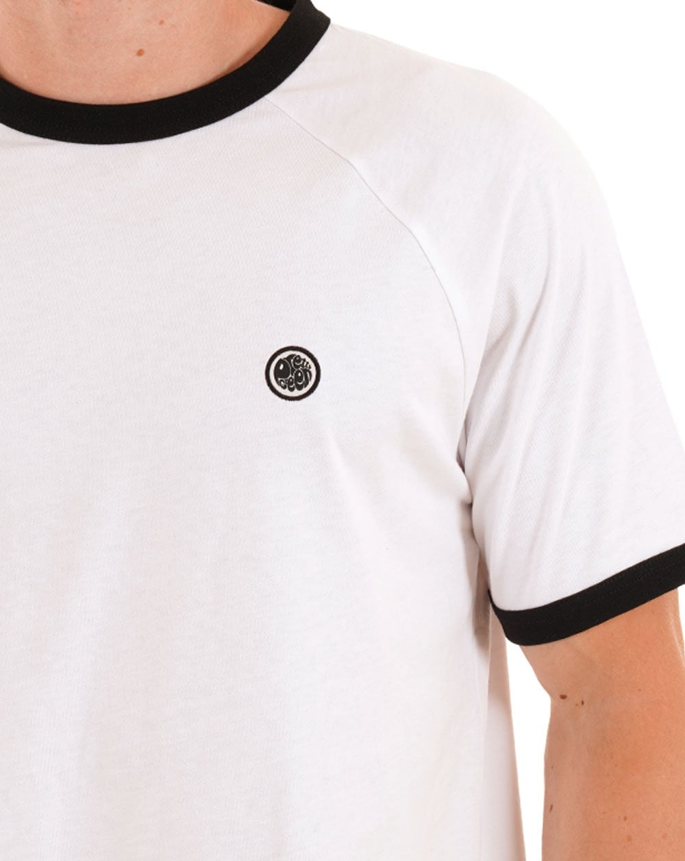 Pretty Green Boston Ringer Tee White