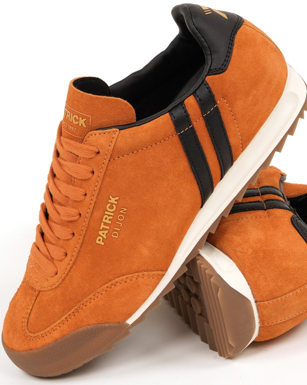 Patrick Dijon Trainers Orange/Black