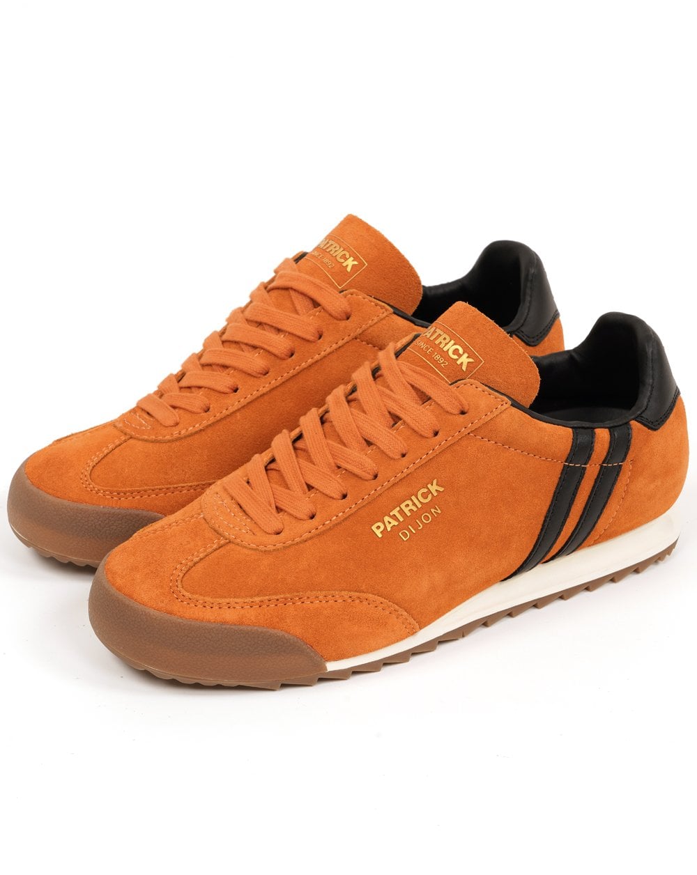 Patrick Dijon Trainers Orange/Black