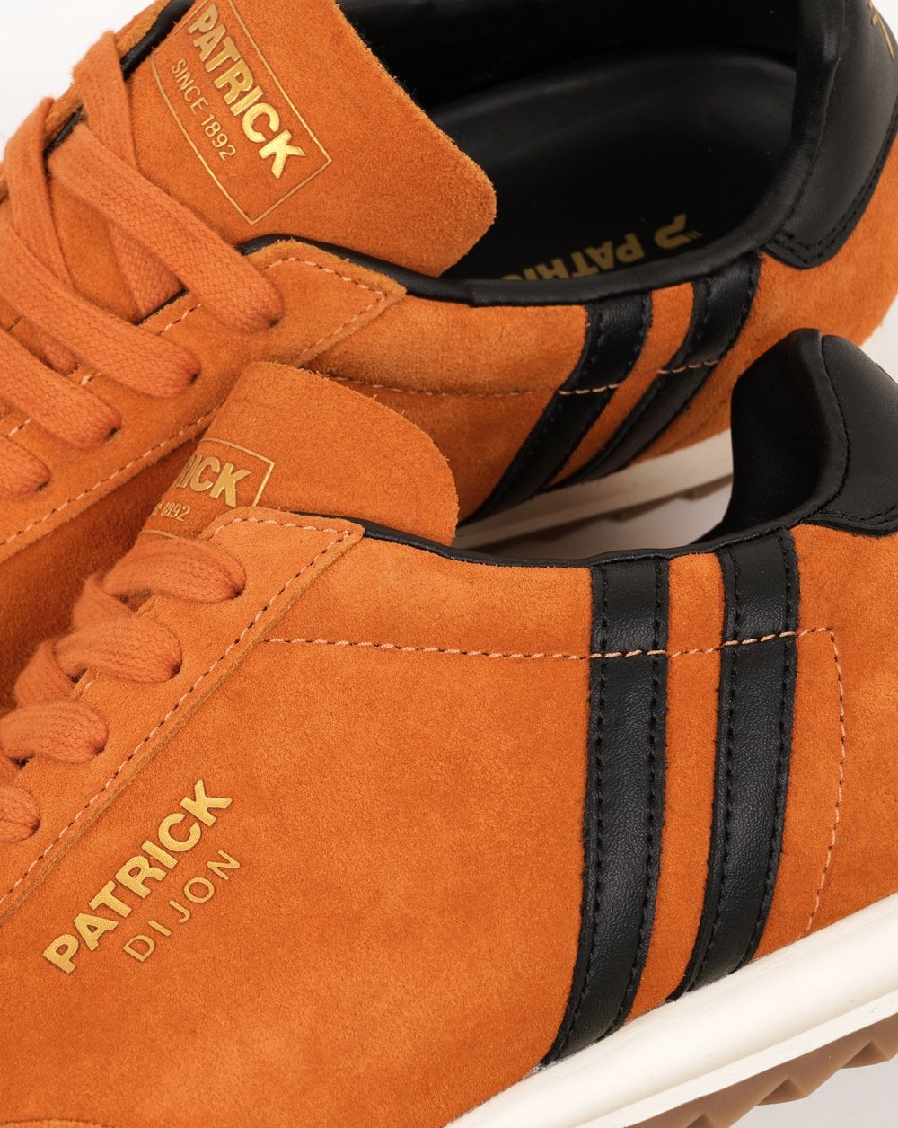 Patrick Dijon Trainers Orange/Black