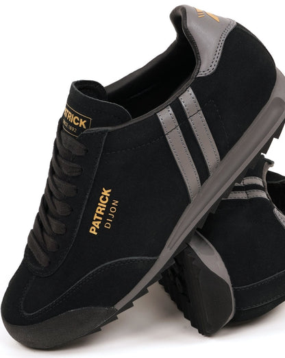 Patrick Dijon Trainers Black/Charcoal
