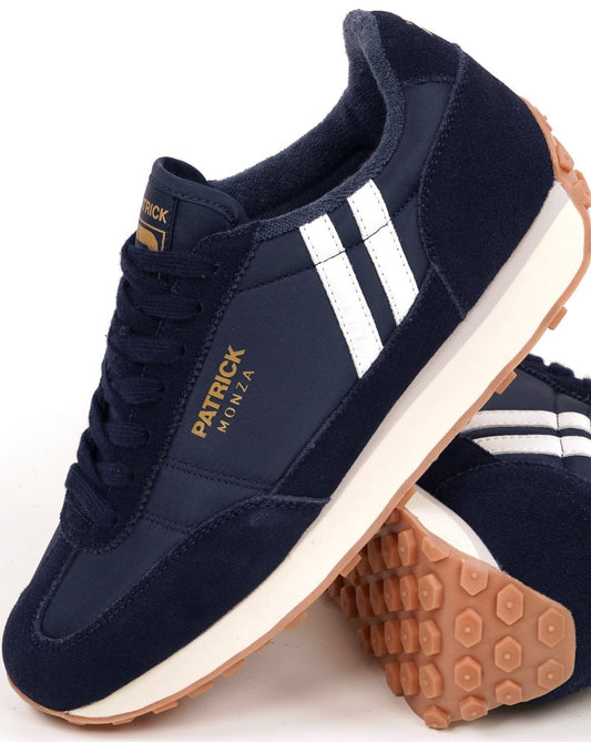Patrick Monza Trainers Navy/White