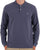 Benetton Long Sleeve Polo Shirt Washed Navy