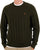 Farah Knight Cable Knit Jumper Evergreen