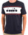 Diadora Logo T Shirt Blue Denim/Optical White