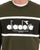 Diadora Logo Crew Sweatshirt Green Rifle