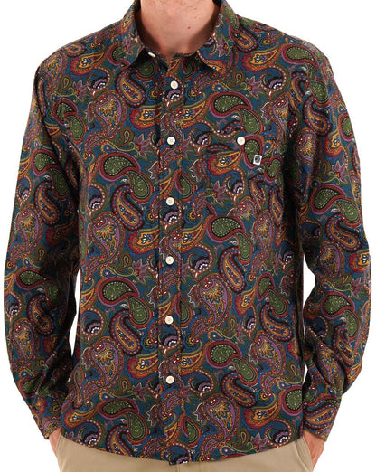 Pretty Green House Paisley Shirt Multi Coloured