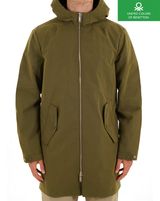 Benetton Parka Khaki Green