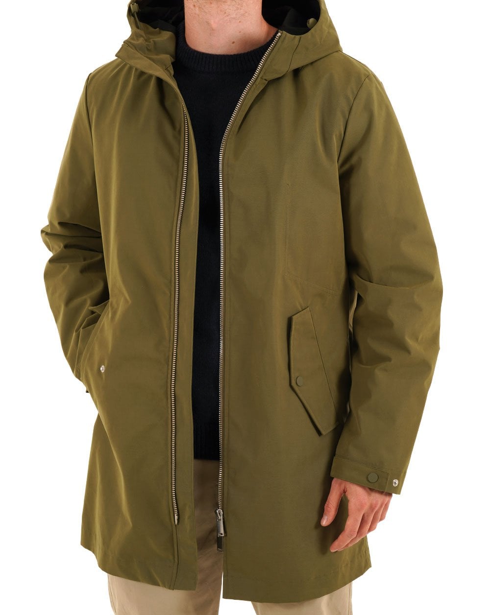 Benetton Parka Khaki Green