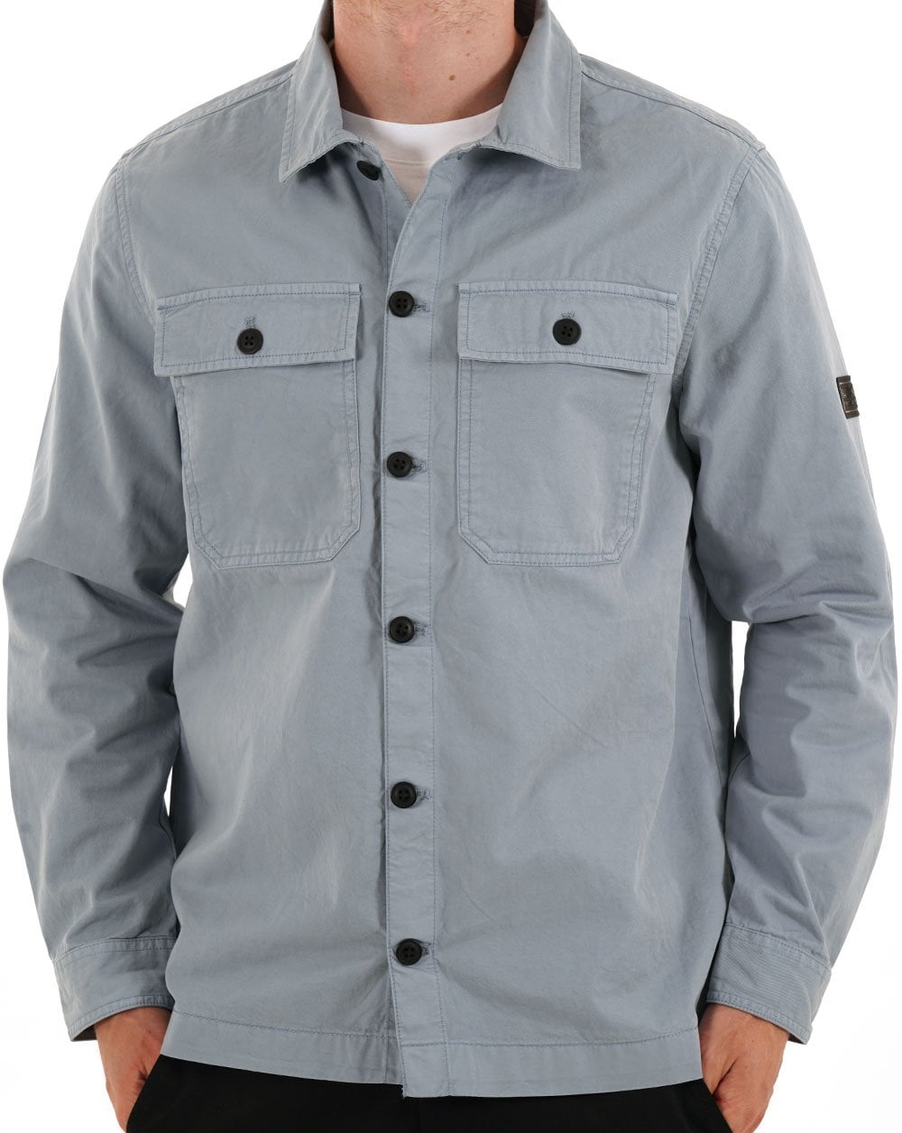 Barbour International Arlo Overshirt Cool Blue