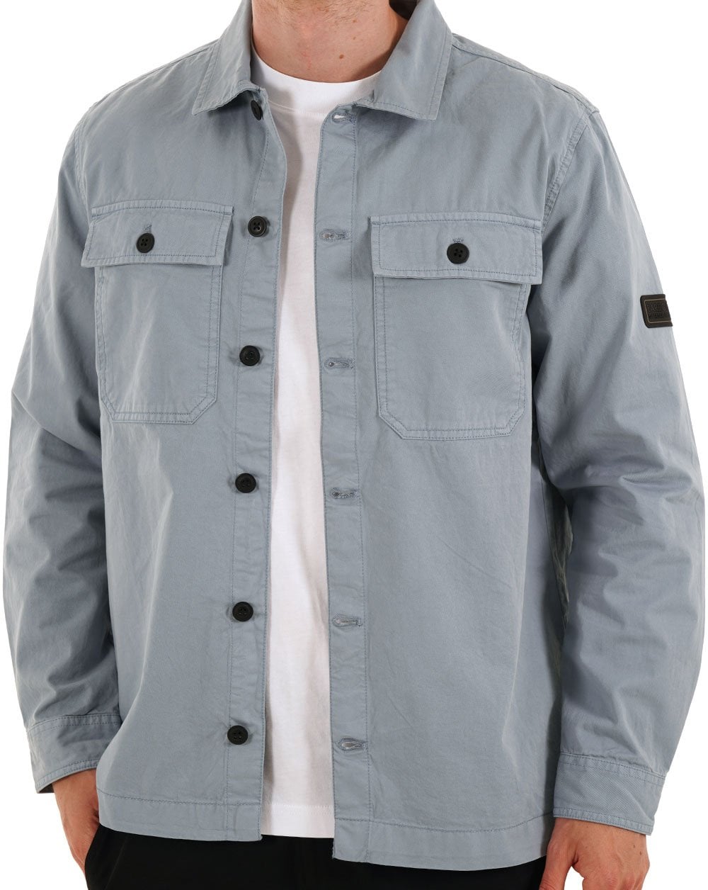 Barbour International Arlo Overshirt Cool Blue