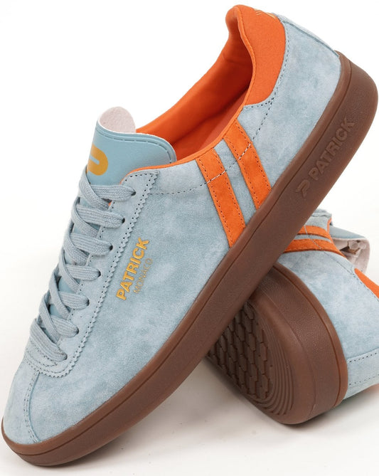 Patrick Monaco Trainers Light Blue/Orange