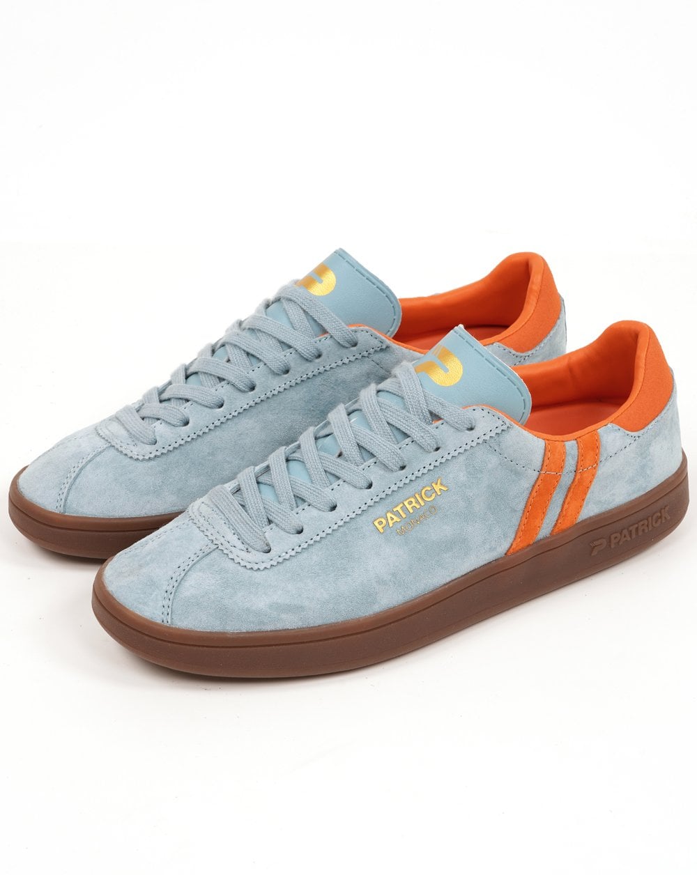 Patrick Monaco Trainers Light Blue/Orange