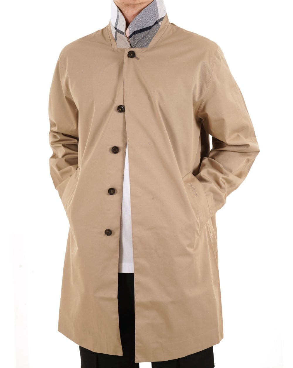 Barbour Lorden Waterproof Mac Washed Stone