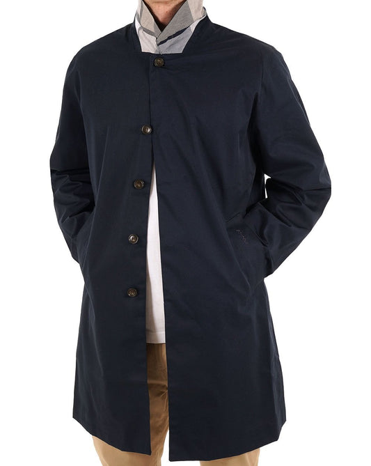 Barbour Lorden Waterproof Mac Navy