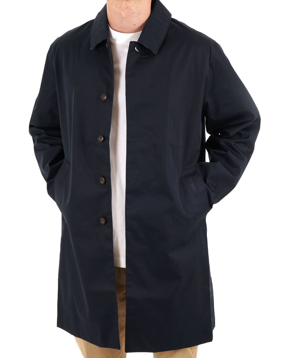 Barbour Lorden Waterproof Mac Navy