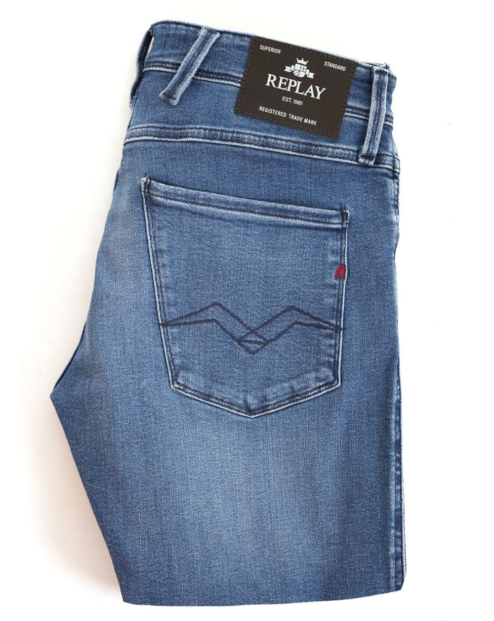 Replay Anbass Slim Fit Jeans Medium Blue