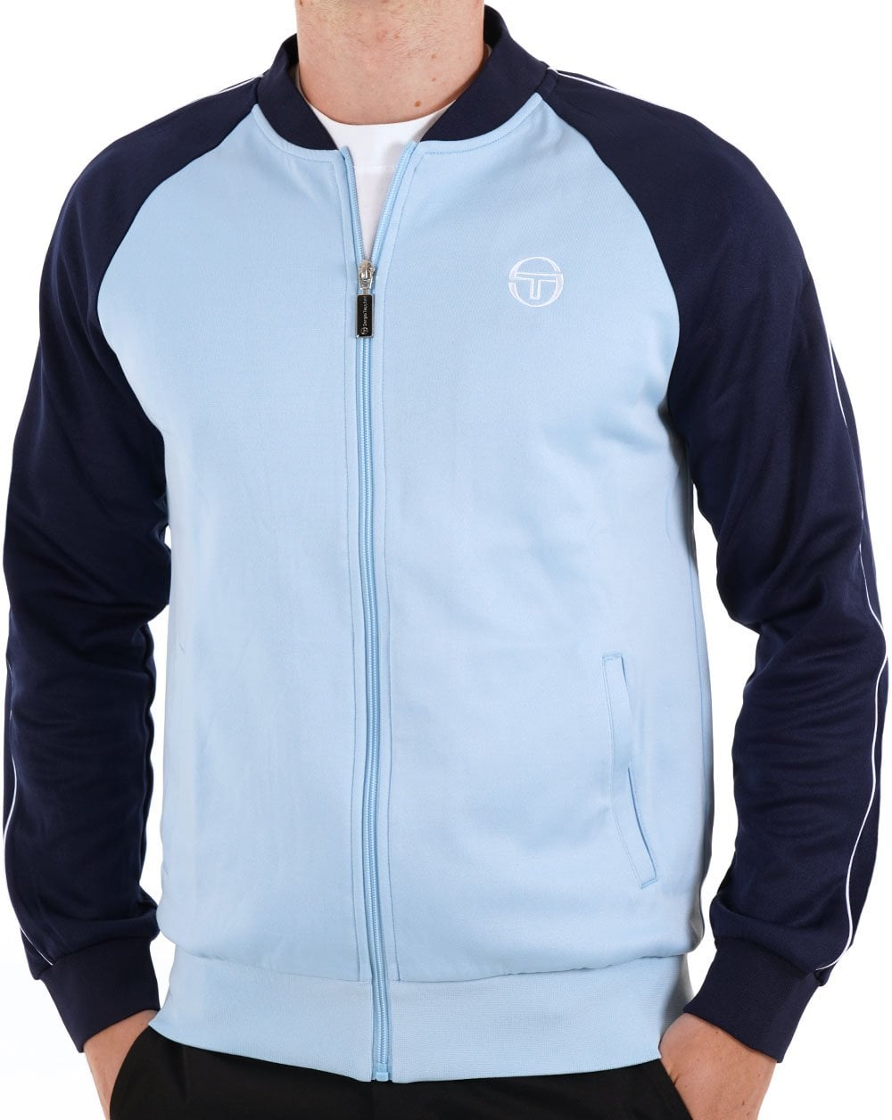 Sergio Tacchini Retro Track Top Sky Navy