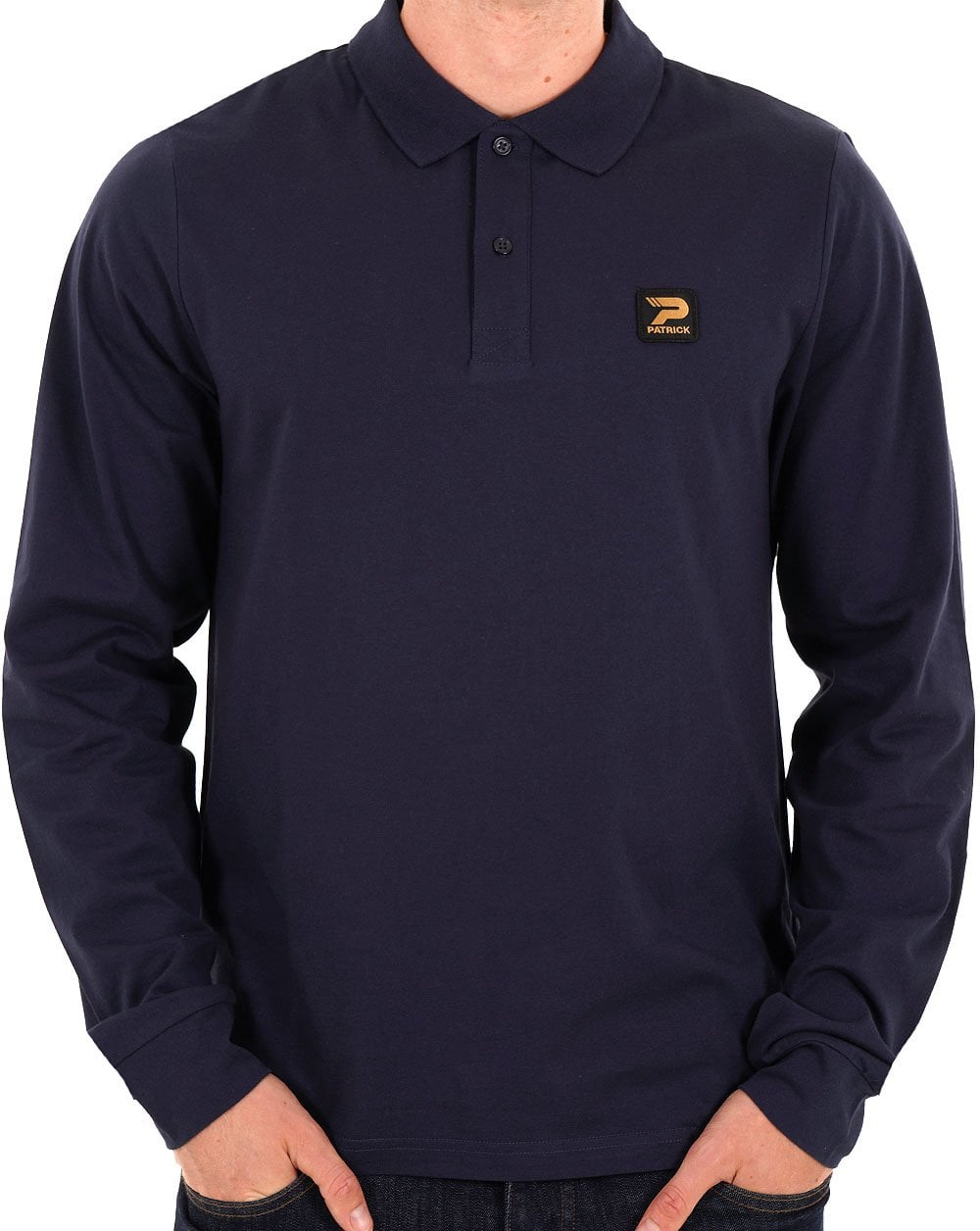 Patrick Luca LS Polo Shirt Navy