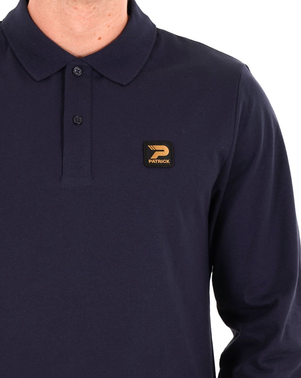 Patrick Luca LS Polo Shirt Navy