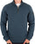 Patrick Harlem 1/4 Zip Sweat Dark Blue