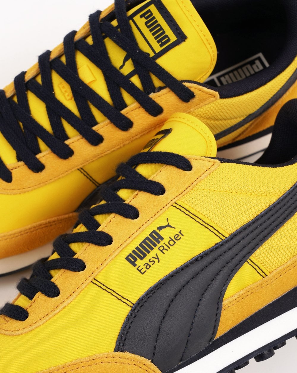 Puma Easy Rider Trainers Yellow Dark Navy