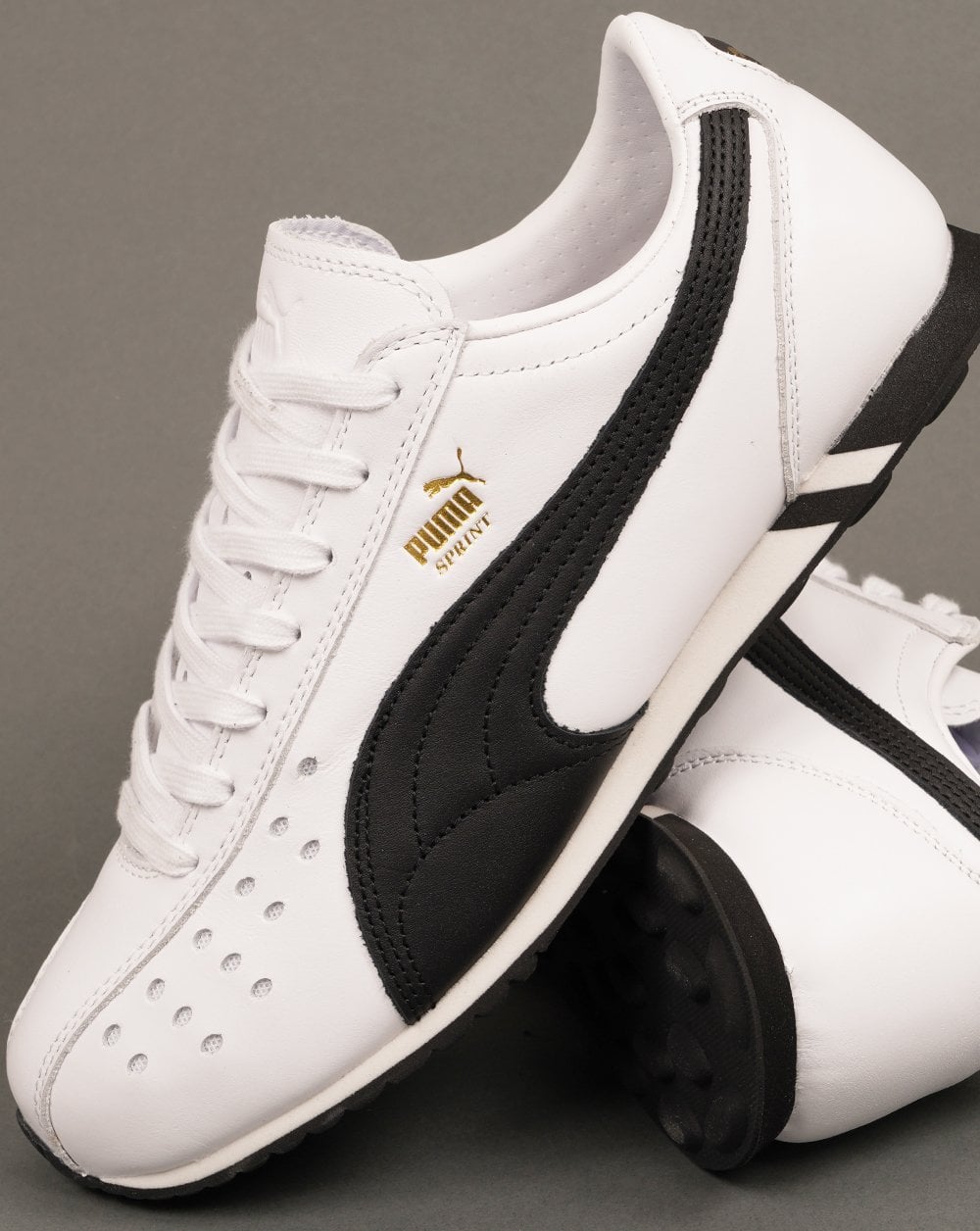 Puma Sprint Trainers White/Black