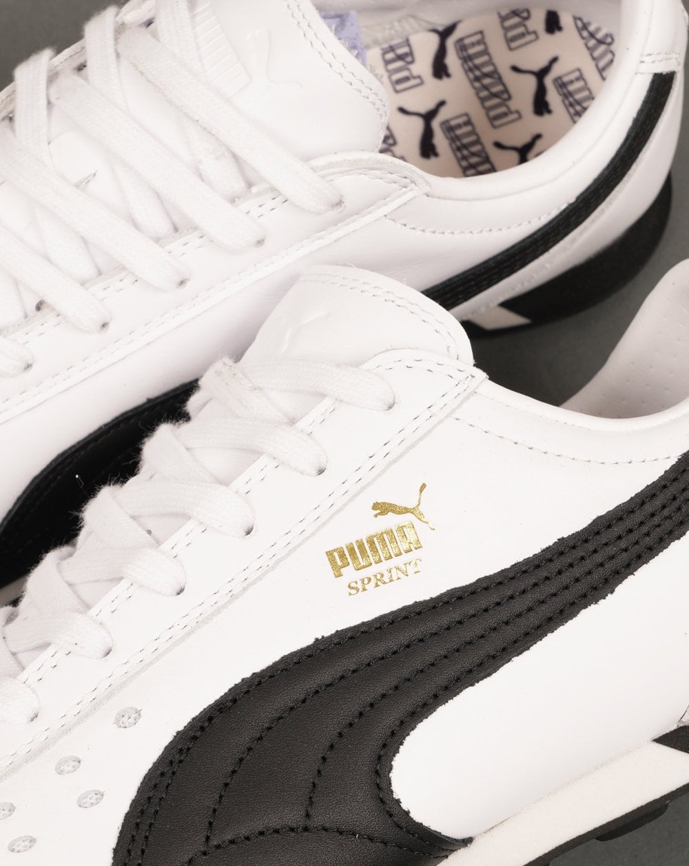 Puma Sprint Trainers White/Black