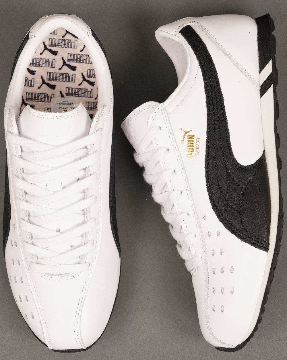 Puma Sprint Trainers White/Black