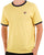 Fila Vintage Ringer T Shirt Yellow Navy