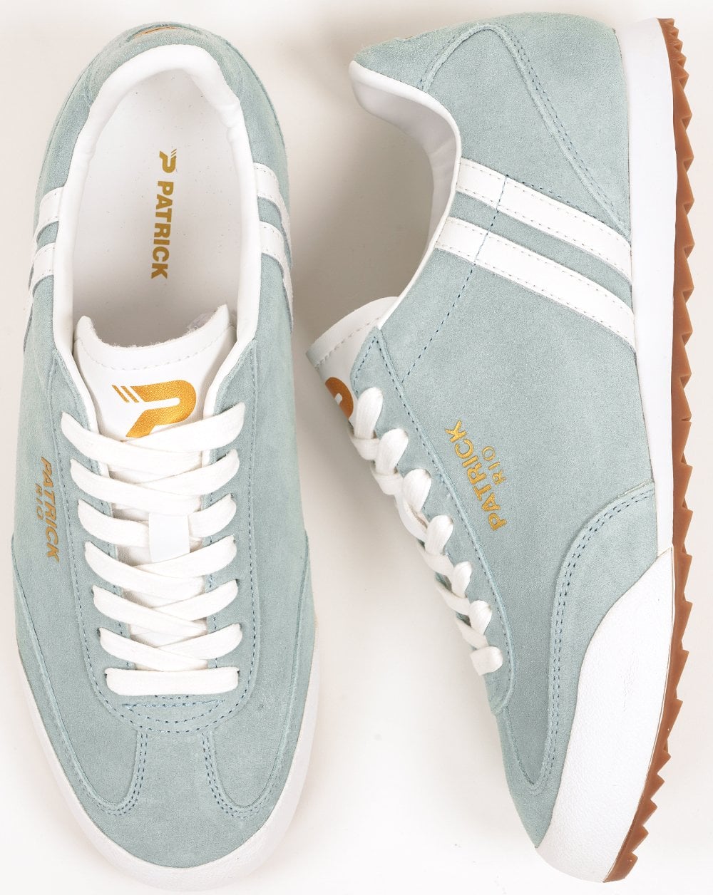 Patrick Rio Trainers Dusk Blue / White