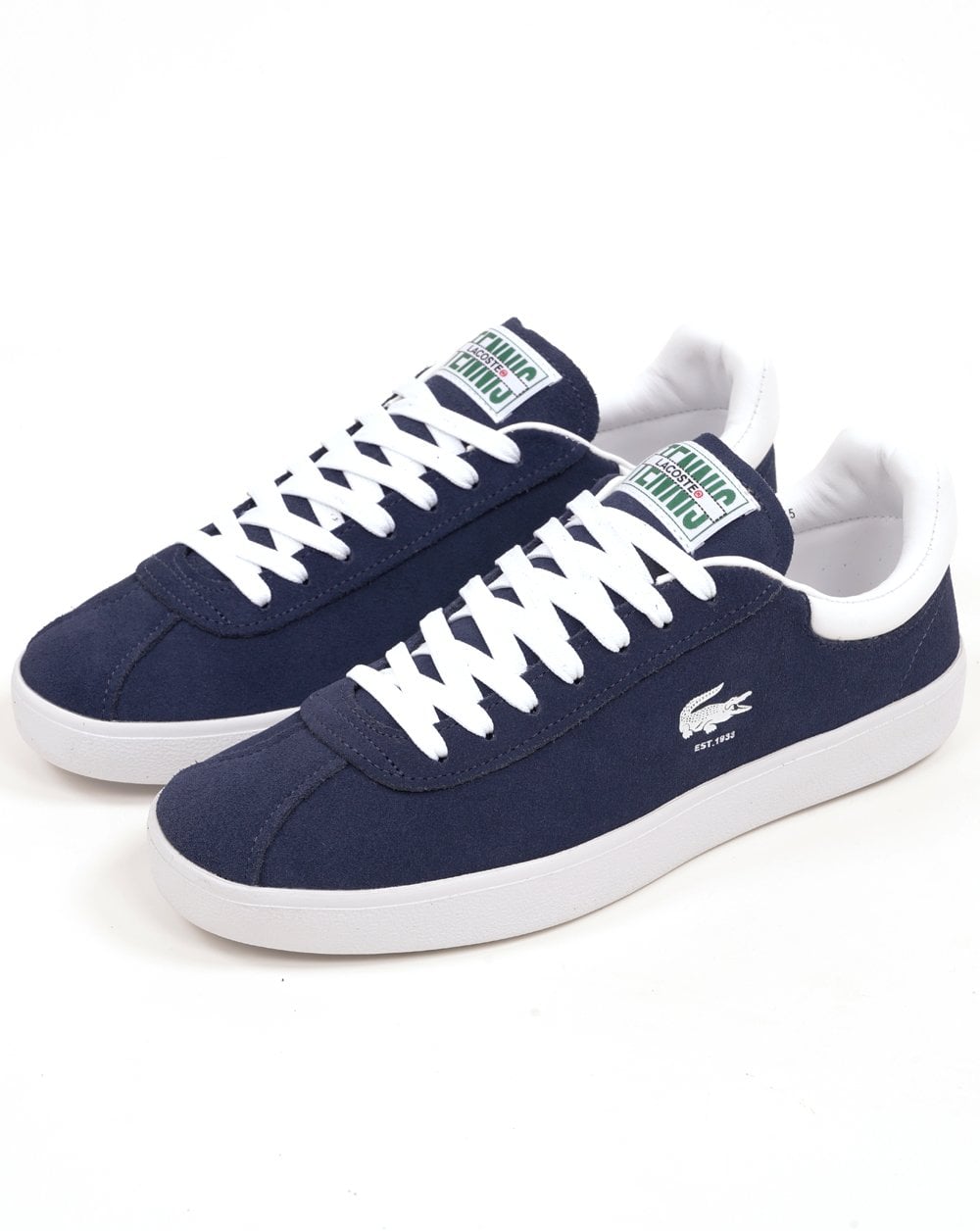 Lacoste Baseshot Trainers Navy/White