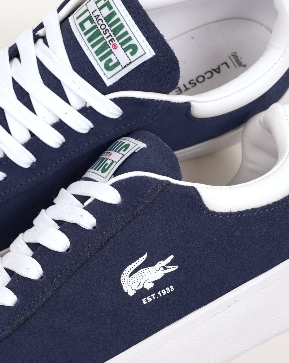 Lacoste Baseshot Trainers Navy/White