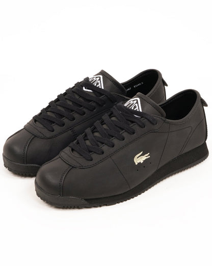 Lacoste Club Low Leather Trainers Black
