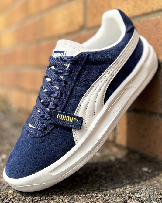 Puma GV Special Suede Trainers Navy - Vintage White