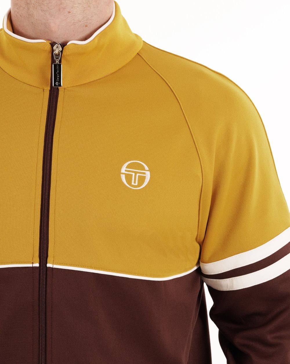Sergio Tacchini Orion Track Top Arrowwood/Dark Brown