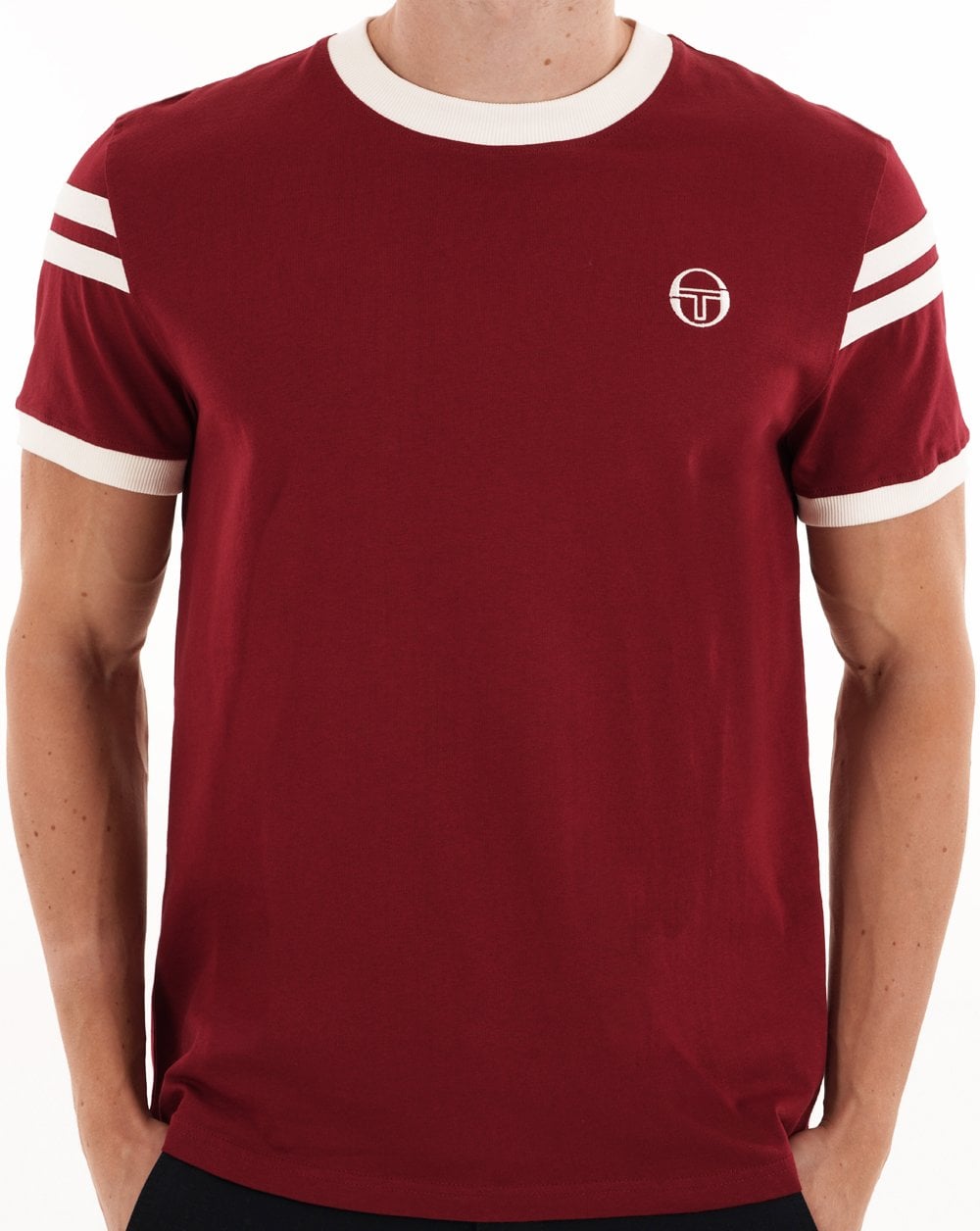Sergio Tacchini Sella T Shirt Burgundy