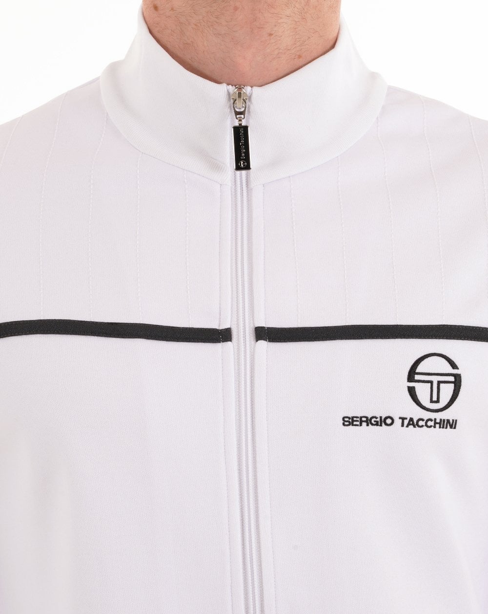 Sergio Tacchini Frankie Track Top White/Black/Red