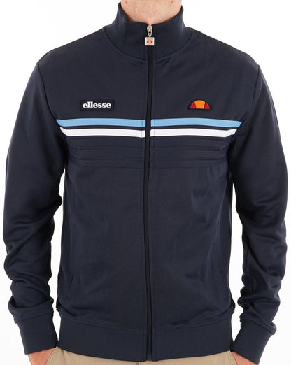 Ellesse 5 Stripe Track Top Navy