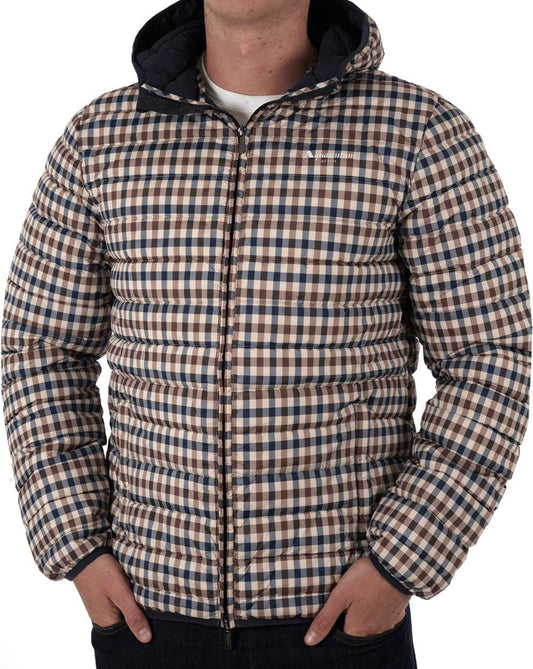 Aquascutum Padded Jacket Club Check
