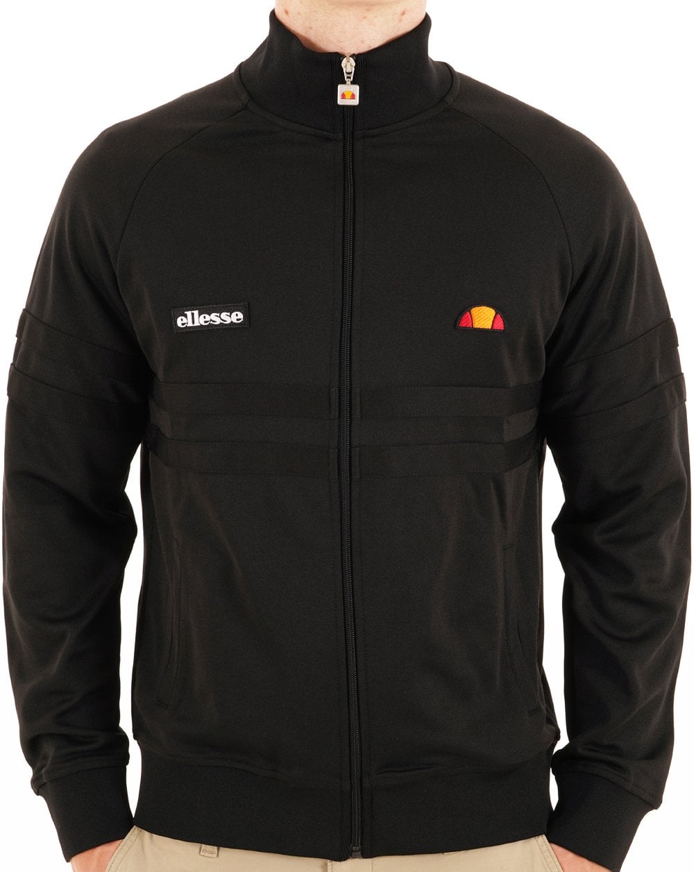 Ellesse Rimini Track Top Black Mono