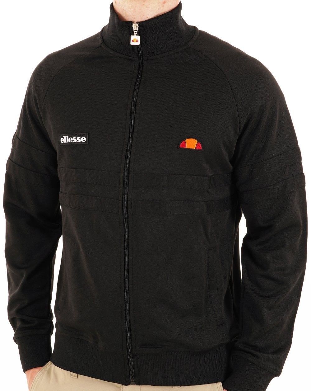 Ellesse Rimini Track Top Black Mono