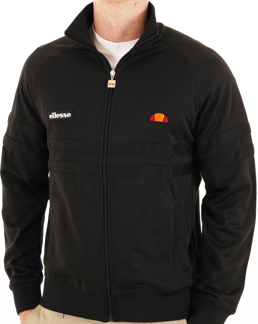Ellesse Rimini Track Top Black Mono