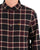 Farah Christian LS Check Shirt Bordeaux