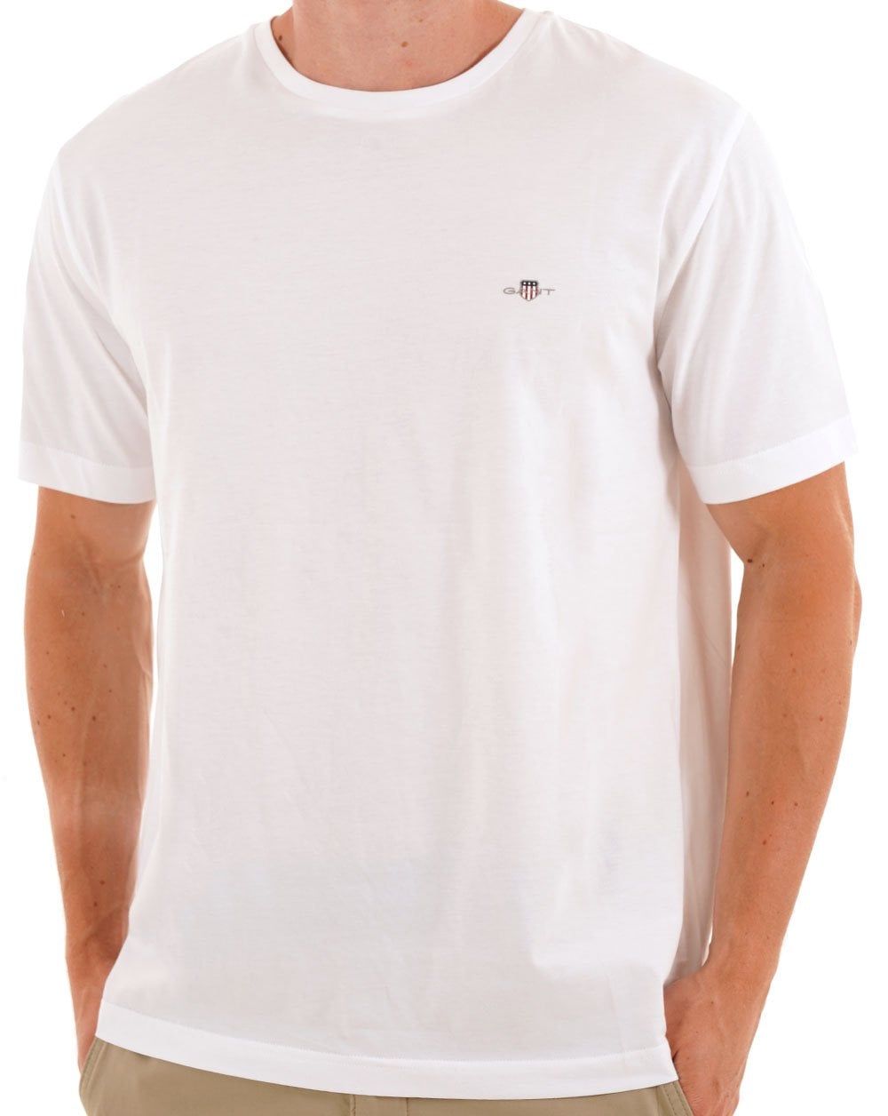 Gant Printed Archive Shield T Shirt White