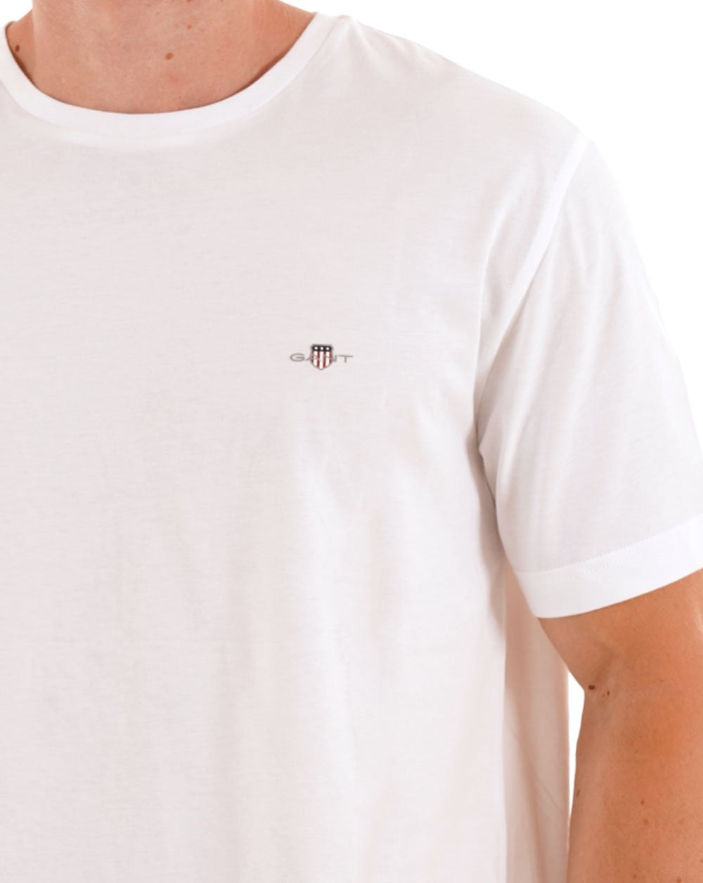 Gant Printed Archive Shield T Shirt White