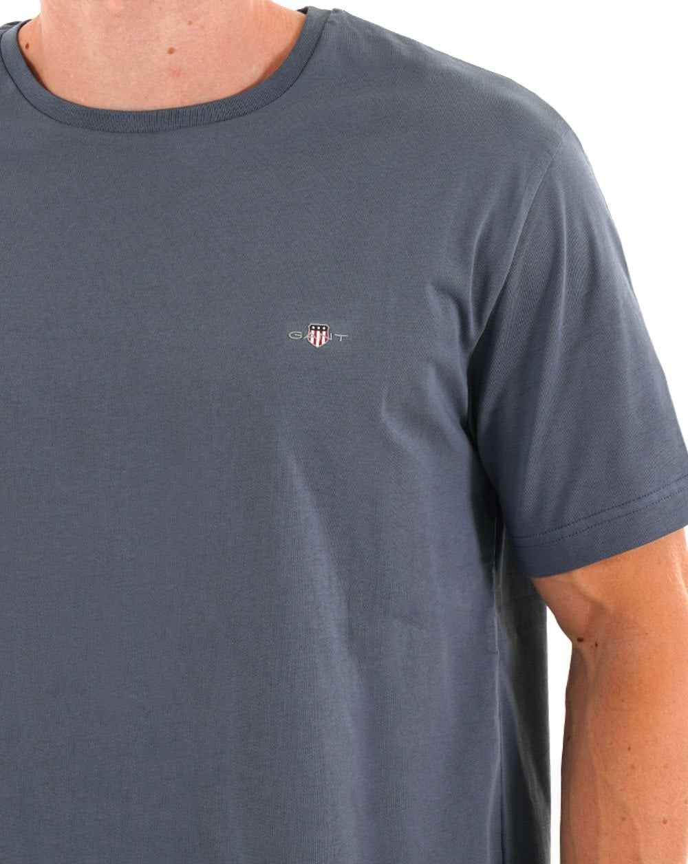 Gant Printed Archive Shield T Shirt Naval Blue