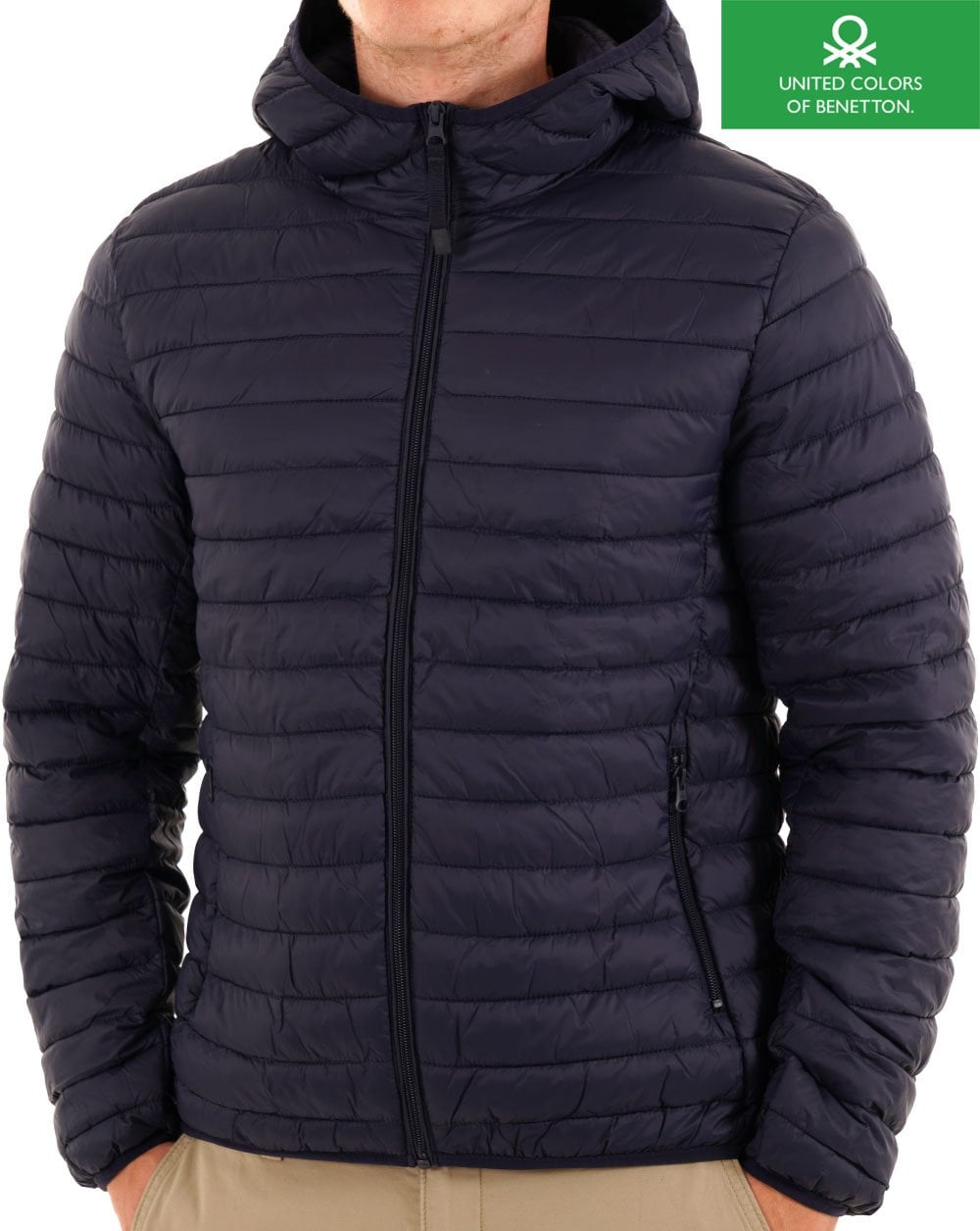 Benetton Puffer Jacket Navy