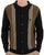 Gabicci Vintage Hanson Button Through Knit Black Nutmeg